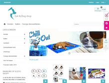 Tablet Screenshot of catanddogshop.nl